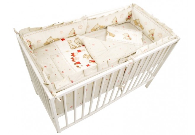 Lenjerie MyKids Teddy Toys Maro M2 4+1 Piese 140x70