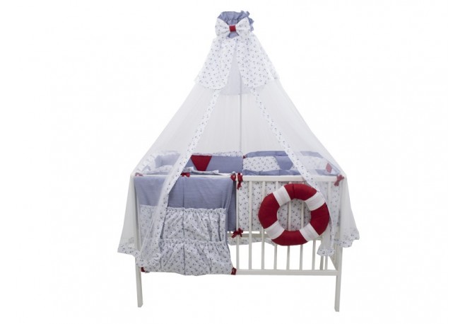 Lenjerie MyKids Ocean 9 Piese 120x60 cm