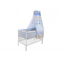 Baldachin bumbac mic MyKids Teddy Hug Blue
