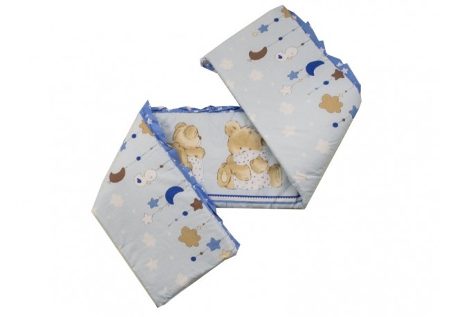 Aparatoare Laterala MyKids Teddy Hug Blue M1 120x60