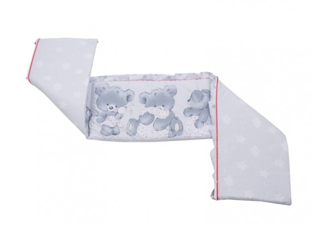 Aparatoare Laterala MyKids Teddy Hug Gri M1 140x70