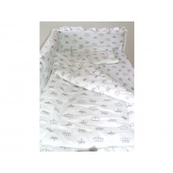 Aparatoare Laterala MyKids Coronite Alb 140x70