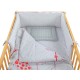 Lenjerie MyKids My Zoo Rosu 4+1 Piese 120x60 cm