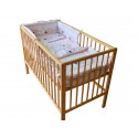 Lenjerie MyKids Catelus Roz 4 Piese 120x60