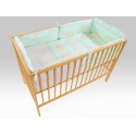 Aparatoare Laterala MyKids Teddy Stelute Turquoise M1 140x70