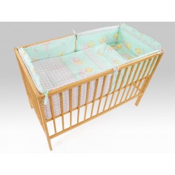 Aparatoare Laterala MyKids Teddy Stelute Turquoise M1 120x60