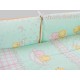 Aparatoare Laterala MyKids Teddy Stelute Turquoise M1 120x60