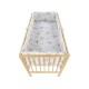 Aparatoare Laterala MyKids Teddy Stelute Gri M2 120x60