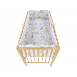 Aparatoare Laterala MyKids Teddy Stelute Gri M2 120x60