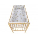 Aparatoare Laterala MyKids Teddy Stelute Gri M2 120x60