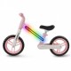 Bicicleta fara pedale cadru nailon cu LED roti EVA Kidwell SUNO - Roz