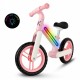 Bicicleta fara pedale cadru nailon cu LED roti EVA Kidwell SUNO - Roz