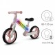 Bicicleta fara pedale cadru nailon cu LED roti EVA Kidwell SUNO - Roz