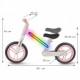Bicicleta fara pedale cadru nailon cu LED roti EVA Kidwell SUNO - Roz