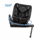 Scaun auto cu ISOFIX Kidwell GoCar grupa 40-135 cm i-Size omologare R129 - Negru