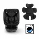 Scaun auto cu ISOFIX Kidwell GoCar grupa 40-135 cm i-Size omologare R129 - Negru