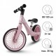 Bicicleta fara pedale cadru nailon roti PU Kidwell NIX - Roz