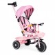 Tricicleta 2 in 1 pentru copii scaun rotativ 360 roti din spuma EVA Ecotoys WQL-066-18 - Roz