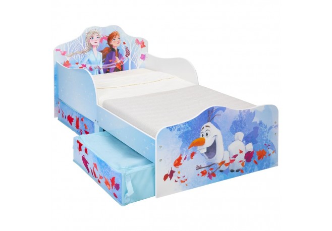 Pat Disney Frozen MDF cu spatiu depozitare