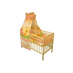 Lenjerie MyKids Dino Roz 5 Piese 120x60