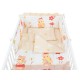 Lenjerie MyKids Teddy Gradina Maro 4 Piese 120x60