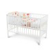 Lenjerie MyKids Teddy Gradina Maro 4 Piese 120x60