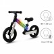 Bicicleta fara pedale cadru nailon cu LED roti EVA Kidwell SUNO - Alb-Negru