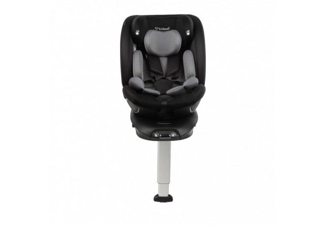 Scaun auto cu ISOFIX Kidwell GoCar grupa 40-135 cm i-Size omologare R129 - Negru-Gri