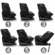 Scaun auto cu ISOFIX Kidwell GoCar grupa 40-135 cm i-Size omologare R129 - Negru-Gri