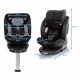 Scaun auto cu ISOFIX Kidwell GoCar grupa 40-135 cm i-Size omologare R129 - Negru-Gri
