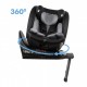 Scaun auto cu ISOFIX Kidwell GoCar grupa 40-135 cm i-Size omologare R129 - Negru-Gri
