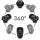 Scaun auto cu ISOFIX Kidwell GoCar grupa 40-135 cm i-Size omologare R129 - Negru-Gri