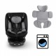 Scaun auto cu ISOFIX Kidwell GoCar grupa 40-135 cm i-Size omologare R129 - Negru-Gri