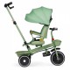Tricicleta 2 in 1 pentru copii scaun rotativ 360 roti din spuma EVA Ecotoys WQL-066-18 - Verde