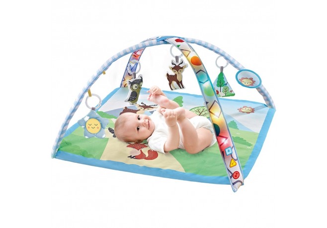 Covoras de joaca cu lumini si melodii Chipolino Forest
