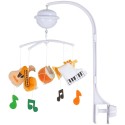 Carusel muzical pentru patut cu proiector Chipolino Music
