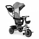 Tricicleta 2 in 1 pentru copii scaun rotativ 360 roti din spuma EVA Ecotoys WQL-066-52 - Gri