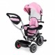 Tricicleta 2 in 1 pentru copii scaun rotativ 360 roti din spuma EVA Ecotoys WQL-066-52 - Roz