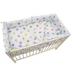 Lenjerie MyKids Mini Bufnite Blue 4+1 Piese 120x60