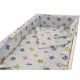Lenjerie MyKids Mini Bufnite Blue 4+1 Piese 120x60