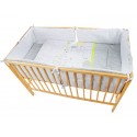 Lenjerie MyKids My Zoo Verde 4+1 Piese 120x60 cm