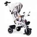 Tricicleta pentru copii scaun rotativ 360 roti din spuma EVA Ecotoys WQL-186 - Alb
