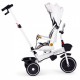 Tricicleta pentru copii scaun rotativ 360 roti din spuma EVA Ecotoys WQL-186 - Alb