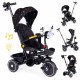 Tricicleta pentru copii scaun rotativ 360 roti din spuma EVA Ecotoys WQL-186 - Negru