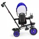 Tricicleta 3 in 1 pentru copii scaun rotativ 360 roti din spuma EVA Ecotoys WQL-066-51 - Albastru