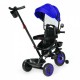 Tricicleta 3 in 1 pentru copii scaun rotativ 360 roti din spuma EVA Ecotoys WQL-066-51 - Albastru