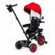 Tricicleta 3 in 1 pentru copii scaun rotativ 360 roti din spuma EVA Ecotoys WQL-066-51 - Rosu