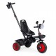 Tricicleta 3 in 1 pentru copii scaun rotativ 360 roti din spuma EVA Ecotoys WQL-066-51 - Rosu