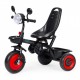 Tricicleta 3 in 1 pentru copii scaun rotativ 360 roti din spuma EVA Ecotoys WQL-066-51 - Rosu