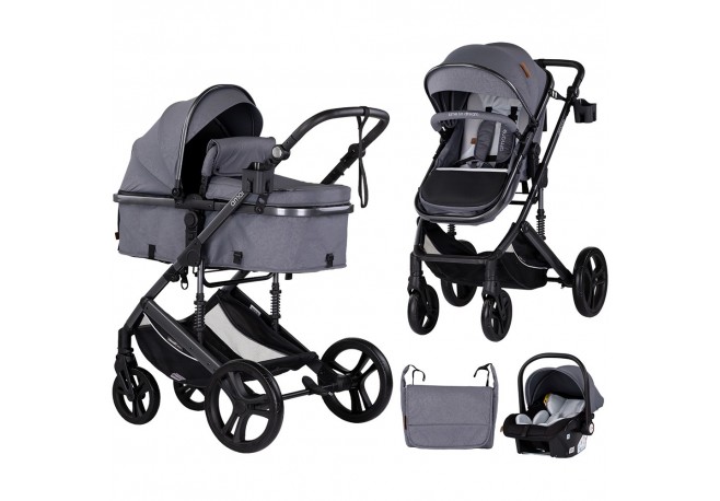 Carucior Chipolino Amore 3 in 1 cloud grey
